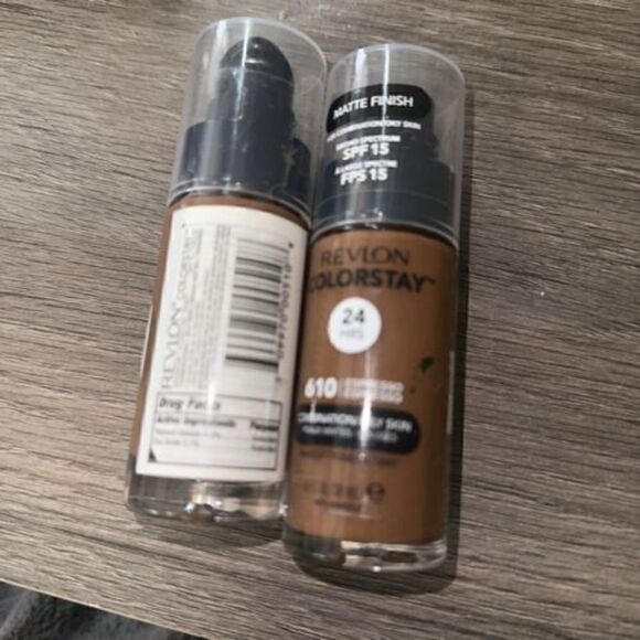 Revlon ColorStay Liquid Matte Finish Foundation 610 ESPRESSO Lot of 2 - Picture 2 of 2